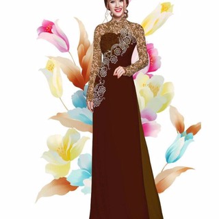 Vải áo dài in 3d