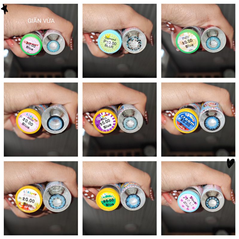 LENS XANH DƯƠNG GIÃN TRÒNG (IB CHỌN MẪU)