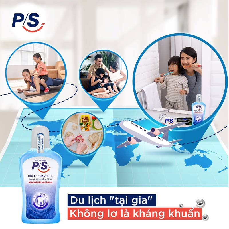 Nước Súc Miệng P/S Kháng Khuẩn 500ml