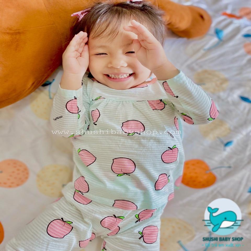 [Có sẵn] [FreeShip] [Ảnh thật] [Giá hủy diệt] Bộ Dài Tay Bé Gái Xuất Dư Gym's Kids Bèo Mặc Nhà Cực Xinh