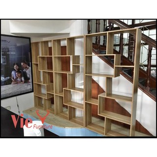 Kệ sách để sàn chữ U