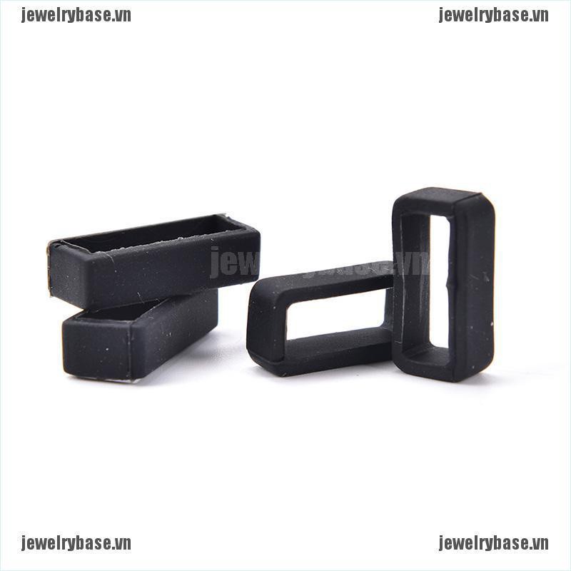 [Jewelry] 2pcs 14mm-26mm Rubber Silicone Watch Band Loop Strap Small Holder Locker Keeper [Basevn]