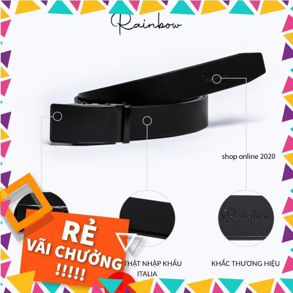 Thắt lưng nam/Thắt lưng da bò thật Rainbow 012