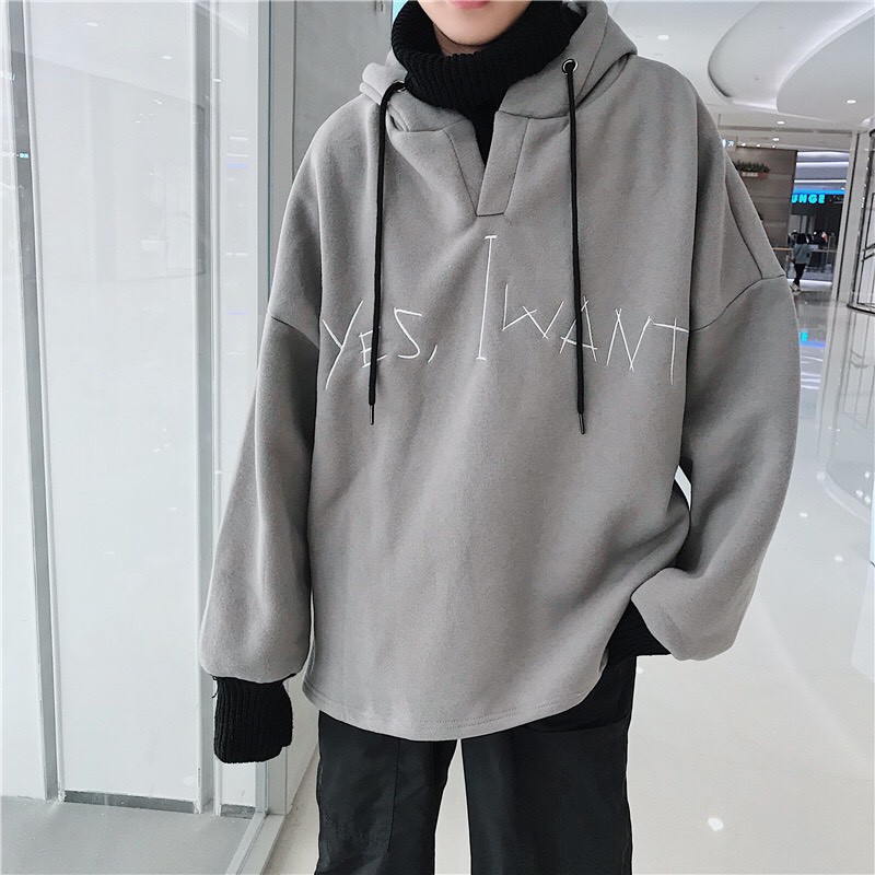 Áo hoodie không túi nỉ bông dày hàn quốc - Mã AT0013 | BigBuy360 - bigbuy360.vn