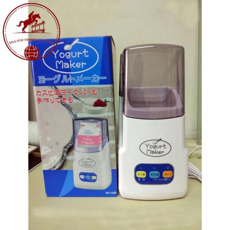 Máy Làm Sữa Chua Nhật Bản Tại Nhà Yogurt Maker, 3 Nút Tự Động Công Nghệ Mới, Bảo Hành 12 Tháng