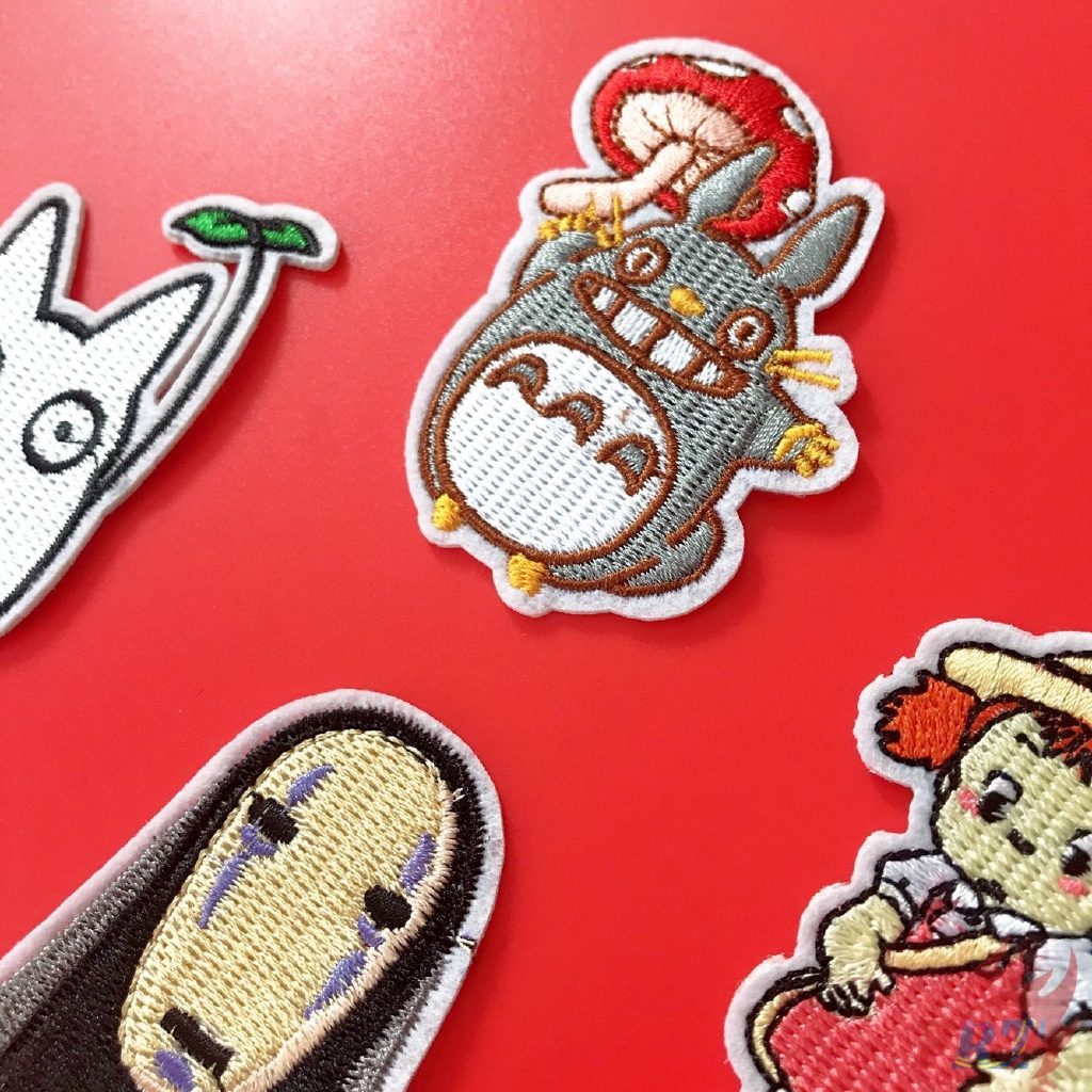 Miếng vá ủi trang trí quần áo họa tiết nhân vật Totoro dễ thương