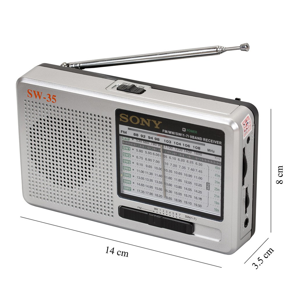 ĐÀI RADIO SONY ICF-SW35