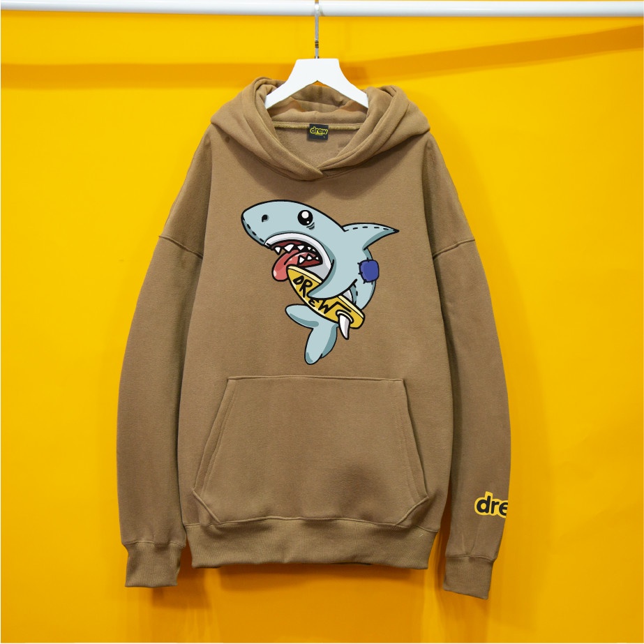 Áo nỉ Hoodie Drew CÁ MẬP Hogoto shop , Áo hoodie nam nữ nỉ bông cotton