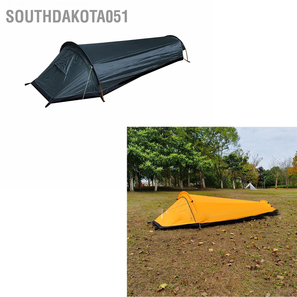[Hàng Sẵn] Lều cắm trại cho một người Túi ngủ ngoài trời di động không thấm nước nhẹ【Southdakota051】