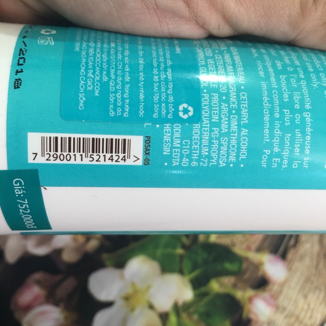 KEM ĐỊNH HÌNH LỌN TÓC XOĂN HAY SÓNG NƯỚC MOROCCANOIL CURL DEFINING CREAM 250ML