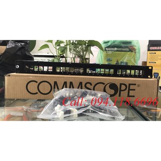 Patch panel CommScope 24 port Cat6 mã 760237040 | 9-1375055-2