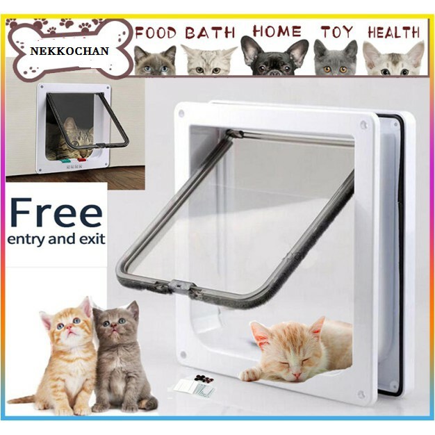 PET DOOR - CỬA ĐÓNG MỞ TỰ ĐỘNG RA VÀO AN TOÀN CHO CHÓ MÈO NHỎ