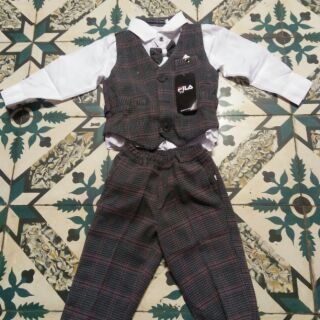 Bộ vest bé trai 4 chi tiet