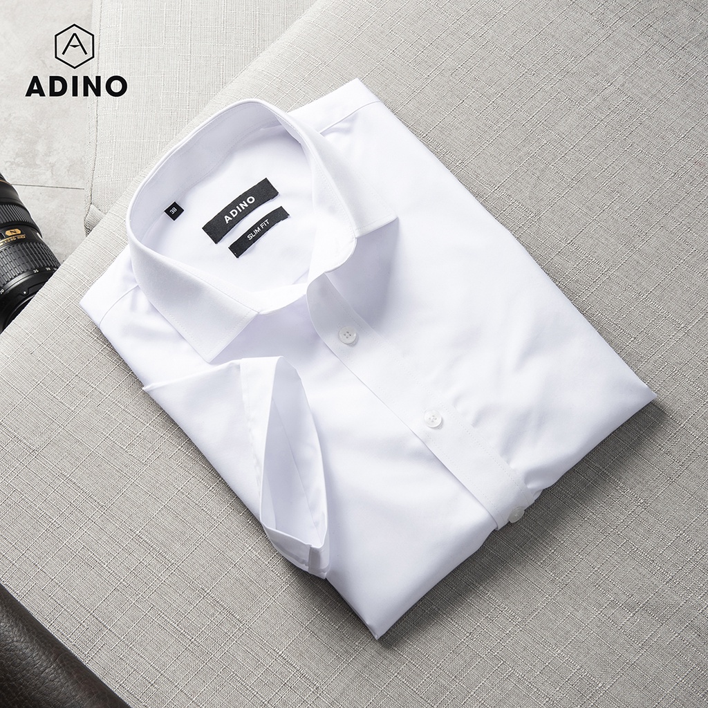 Áo sơ mi nam cộc tay ADINO (4 màu) chất liệu modal mới trẻ trung năng động 2021 | BigBuy360 - bigbuy360.vn