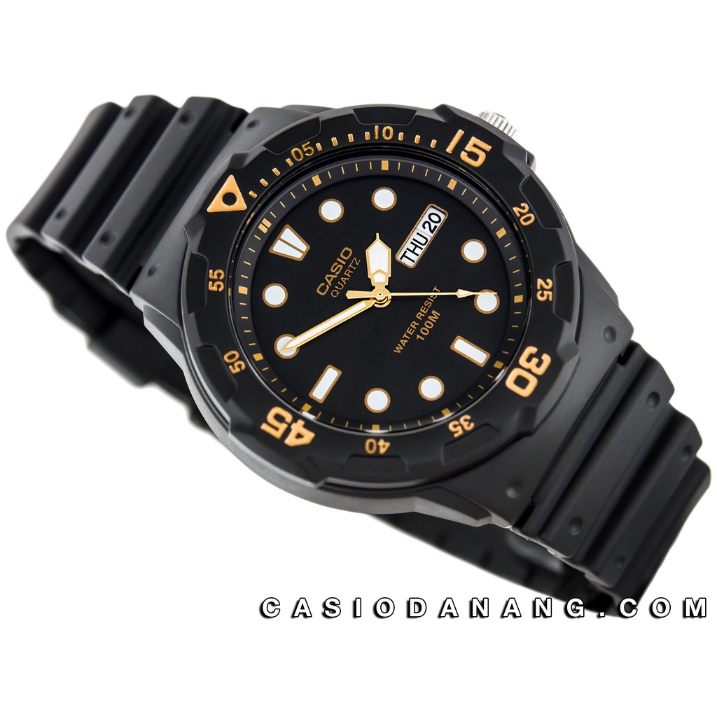 Đồng hồ nam dây nhựa Casio chính hãng Anh Khuê MRW-200H-1EVDF (44mm)