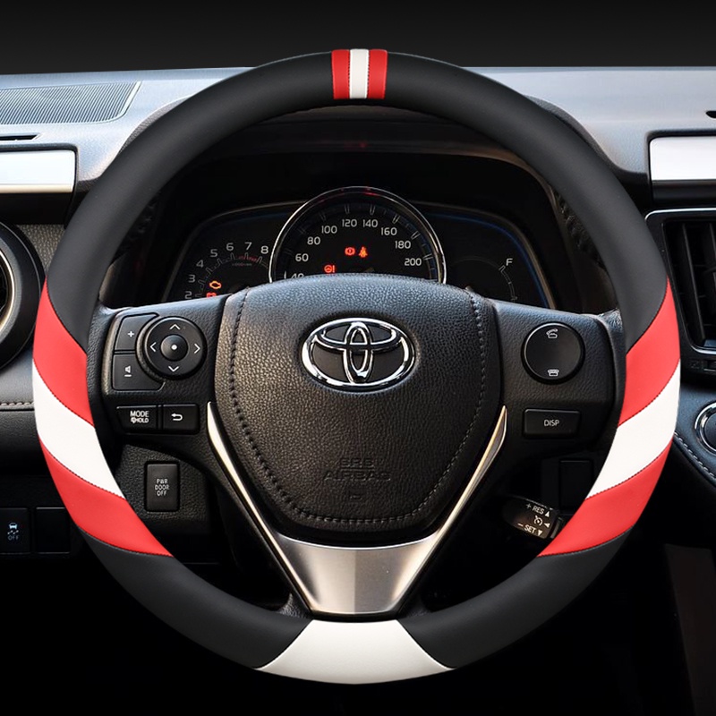 Bọc Vô Lăng Xe Hơi Toyota Allion Auris Avalon Aygo Vios Vitz Yaris Mark X Hilux corolla altis axio Onix Ốp