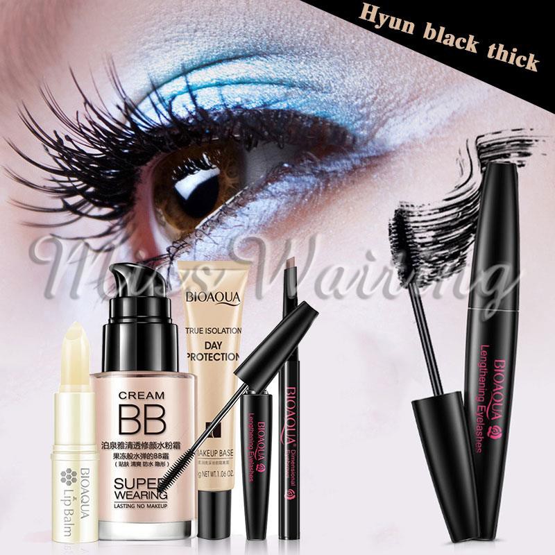 [Hàng mới về] Bộ Mỹ Phẩm 5 Món BIOAQUA Gồm Bút Chì Kẻ Lông Mày Làm Trắng Và Nối Dài Lông Mi Cho Người Mới Tập Trang Điểm | BigBuy360 - bigbuy360.vn