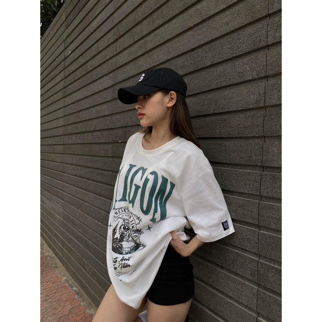 Áo Thun Sài Gòn Hades trắng CÓ ẢNH THẬT SHOP CHỤP KÈM