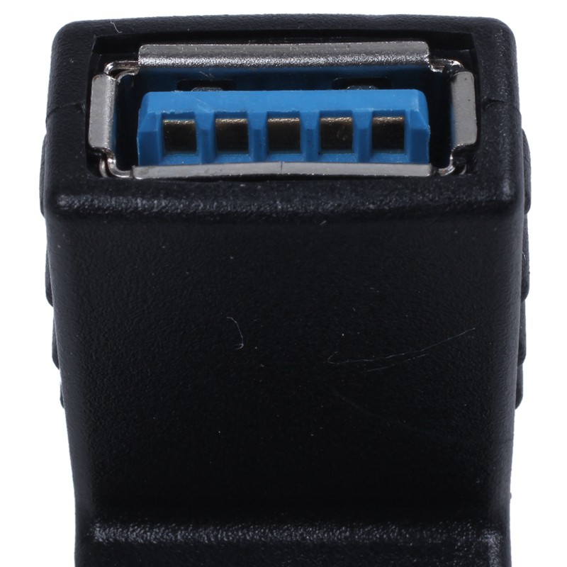 90 Degree USB 3.0 A Male to Female M/F Plug Adapter Connector Black jduefheu25.vn
