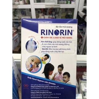 Bộ bình rửa mũi xoang RINORIN