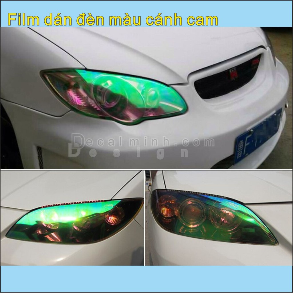 Decal Film dẻo dán đèn xe