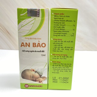 Tinh dầu chống muỗi đốt An Bảo 12ml