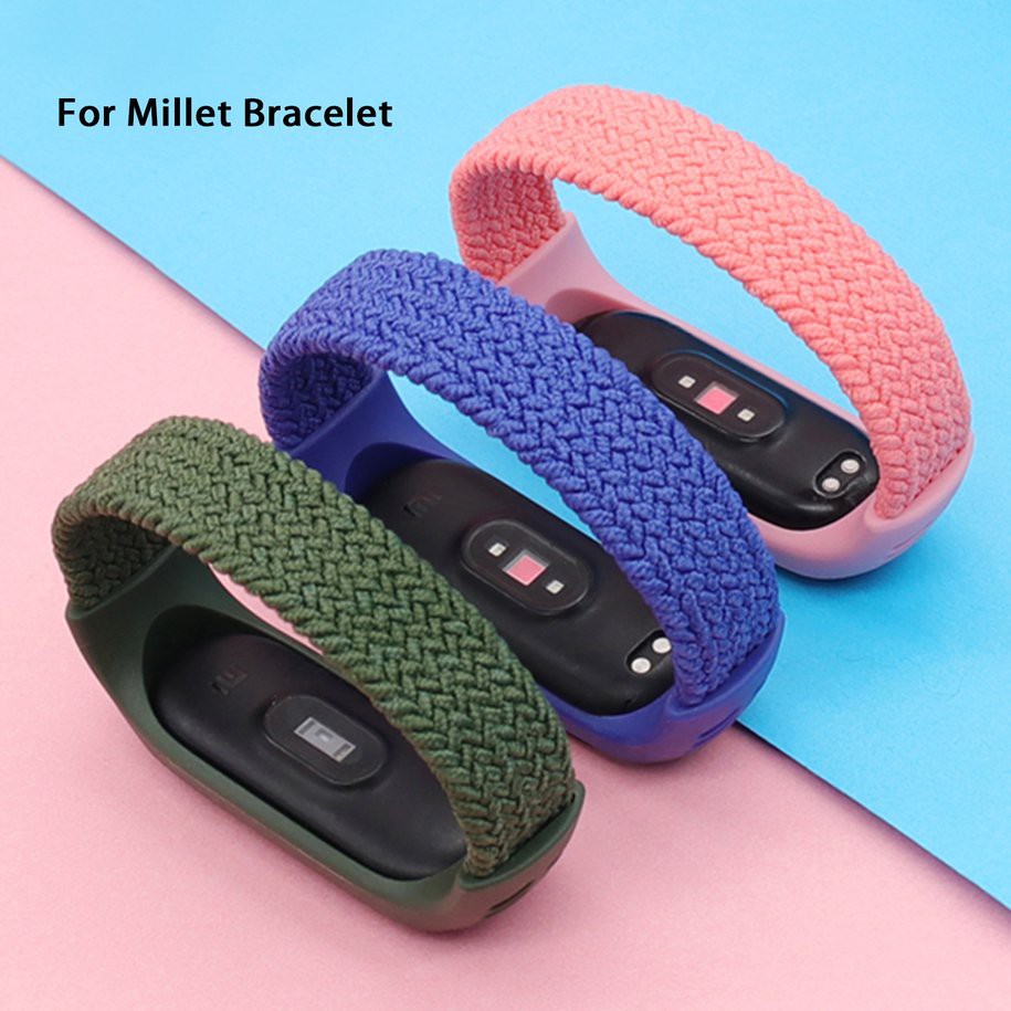 Dây Đeo Nylon Cho Đồng Hồ Thông Minh Xiaomi Mi Band 3 / 4 / 5