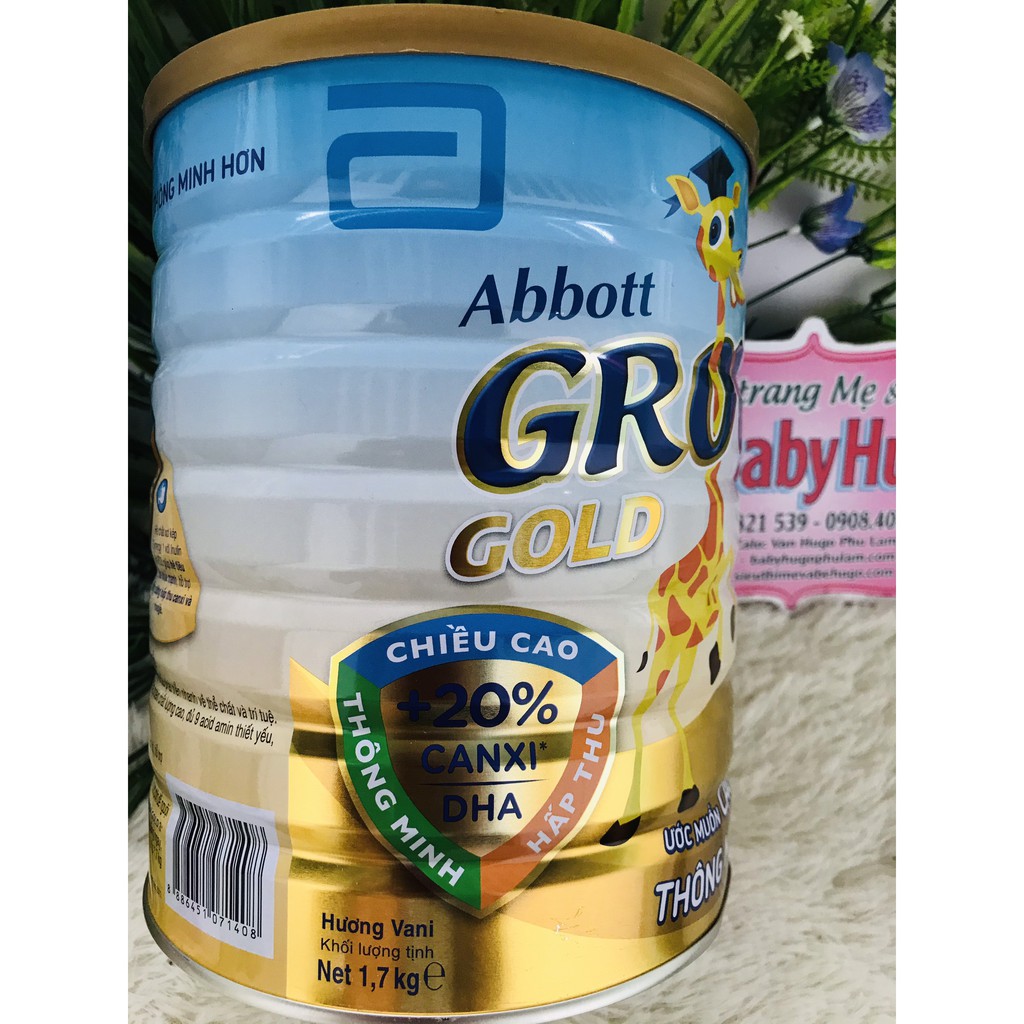 [DATE MỚI] Sữa bột Abbott Grow 3+ Lon 1.7kg