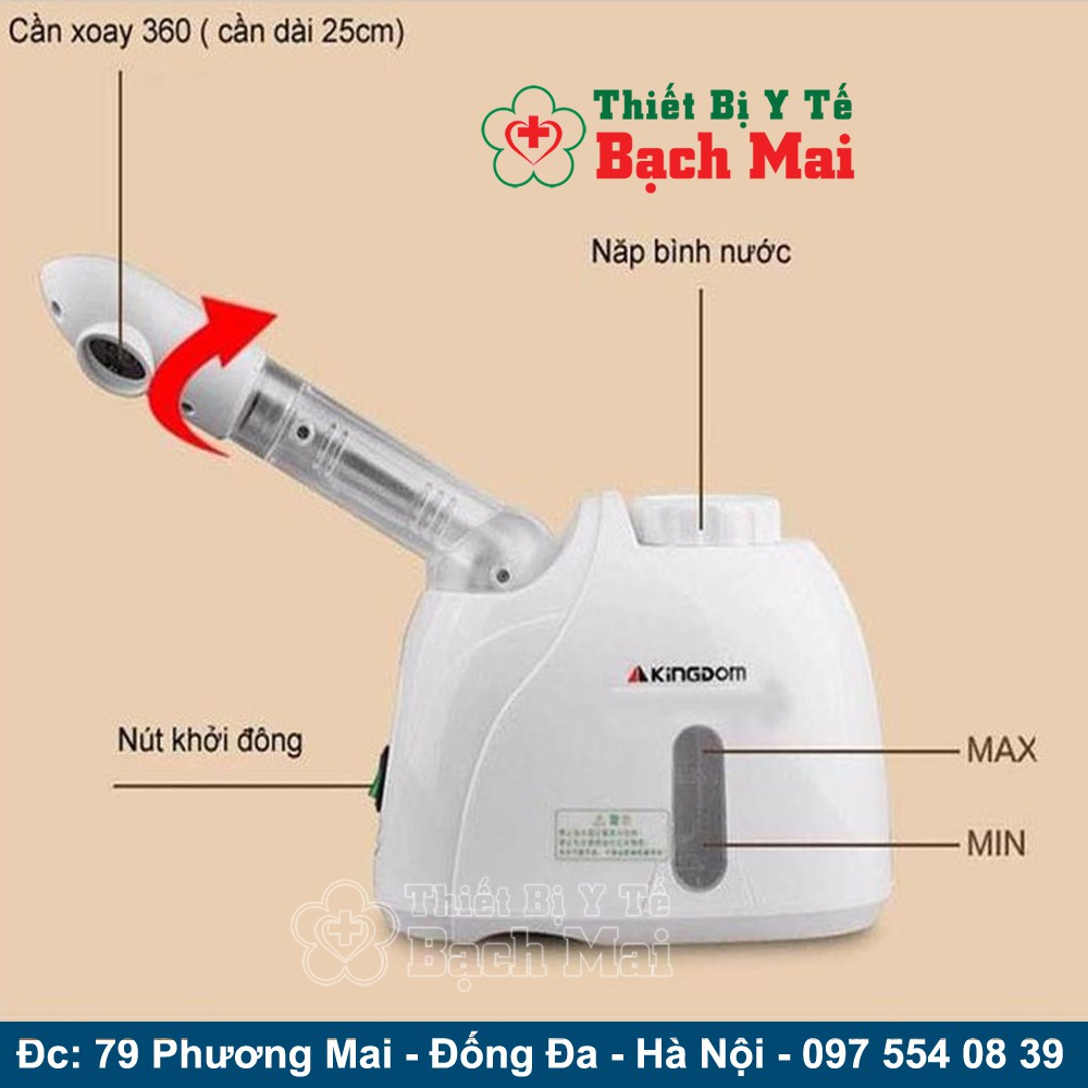 Máy Xông Mặt Kingdomcare K33S [ Trắng]