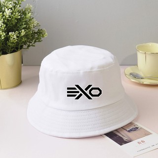 ♗☞❡Mũ Bucket in logo Exo cá tính