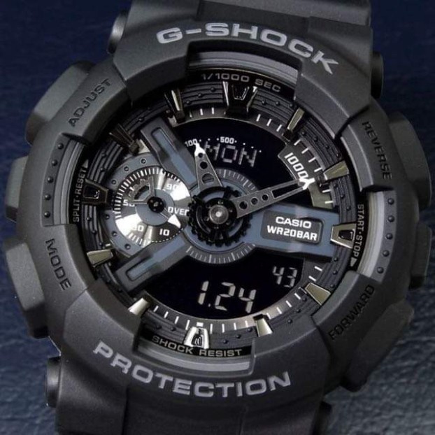Đồng hồ thể thao nam G-Shock - GA110 55mm điện tử chống nước đa năng (Màu đen) - Gsock - HÀNG MỚI VỀ