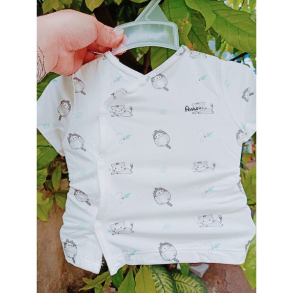 Áo sơ sinh dài/cộc Avaler size 0/3,3/6m sợi tre mịn,mát