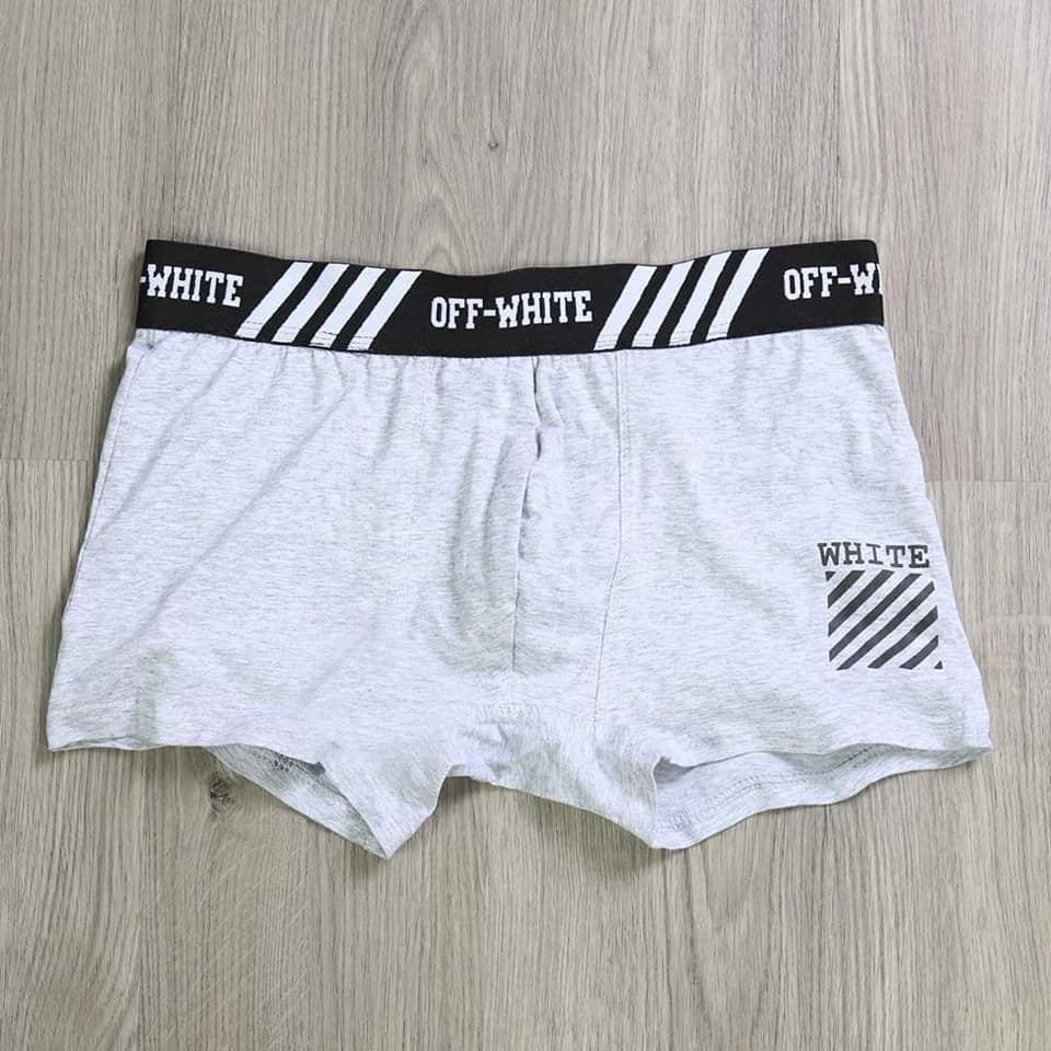 Quần lót nam Boxer Off- White  [FREESHIP]  Bảo Vệ, Nâng Đỡ,  An Toàn kq037 | BigBuy360 - bigbuy360.vn
