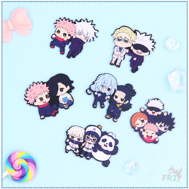 ✪ Jujutsu Kaisen - Ghim Acrylic Anime ✪ 1 Huy Hiệu Cài Áo Bằng Acrylic Hình Itadori Yuji Gojo Satoru6 Phong Cách