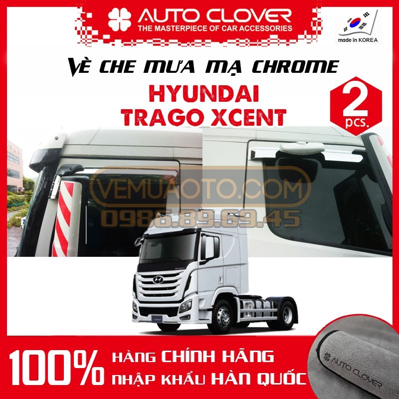 Vè che mưa Hyundai Xcent - Chính hãng Auto Clover Hàn Quốc