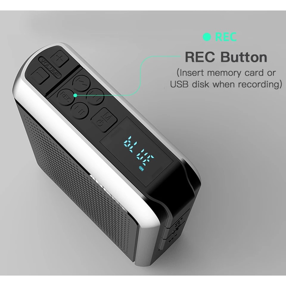 Loa trợ giảng Aporo T18 2.4G cài áo không dây chính hãng có Bluetooth ( Đổi trả bảo hành )