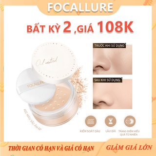 Phấn phủ trang điểm FOCALLURE tự nhiên kiềm dầu lâu trôi