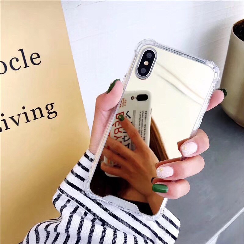 Ốp lưng iphone Tráng Gương chống sốc