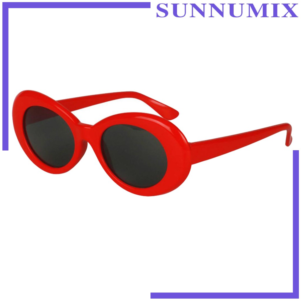[Sunnimix] Kính Mát Gọng Oval Dày Phong Cách Mới