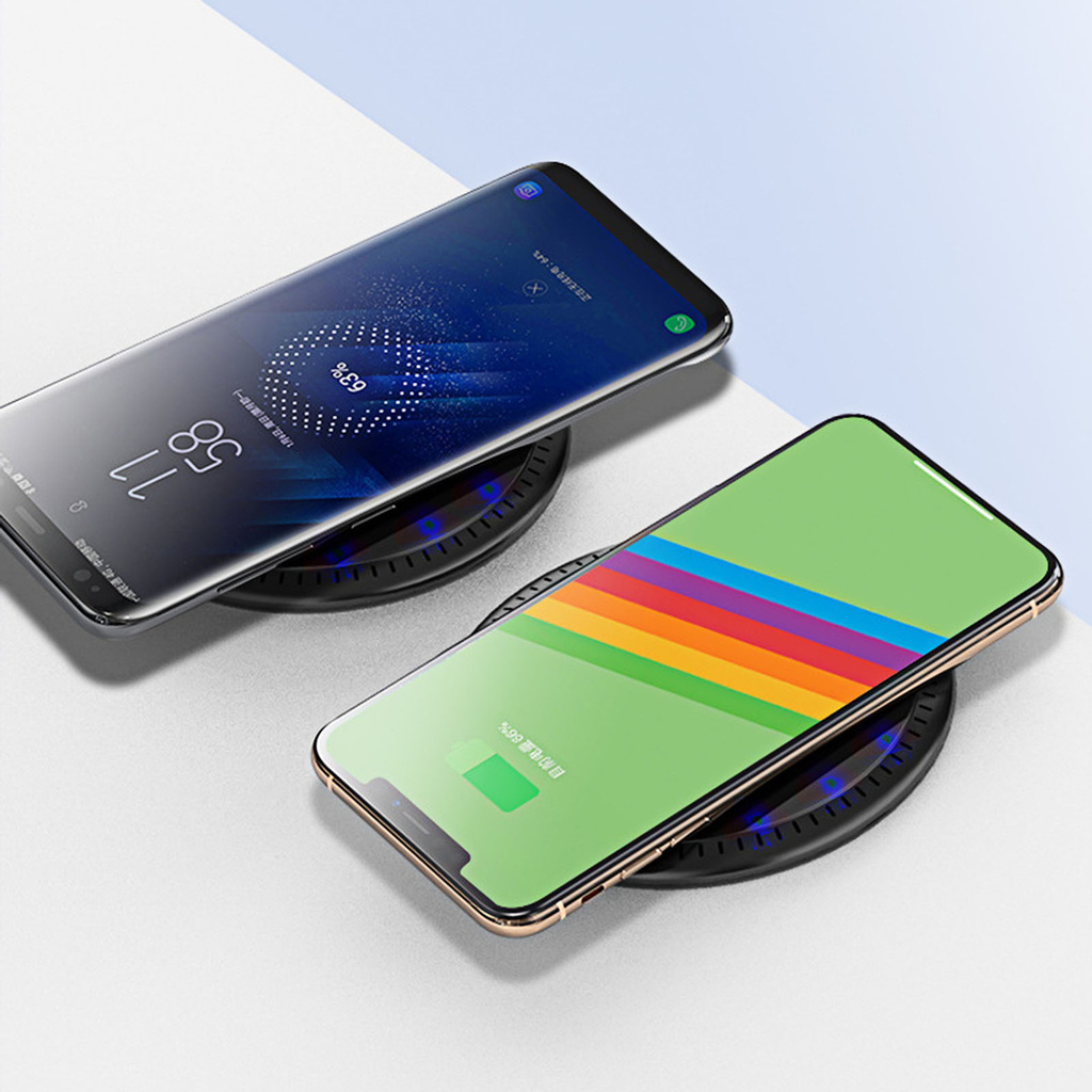 Bộ Sạc Nhanh Không Dây Mini 10w Tiện Dụng Kèm Phụ Kiện