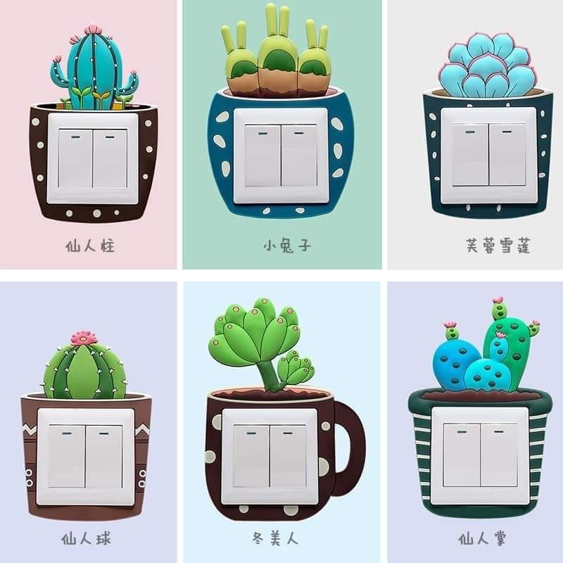 MIẾNG DÁN TRANG TRÍ Ổ CẮM ĐIỆN
