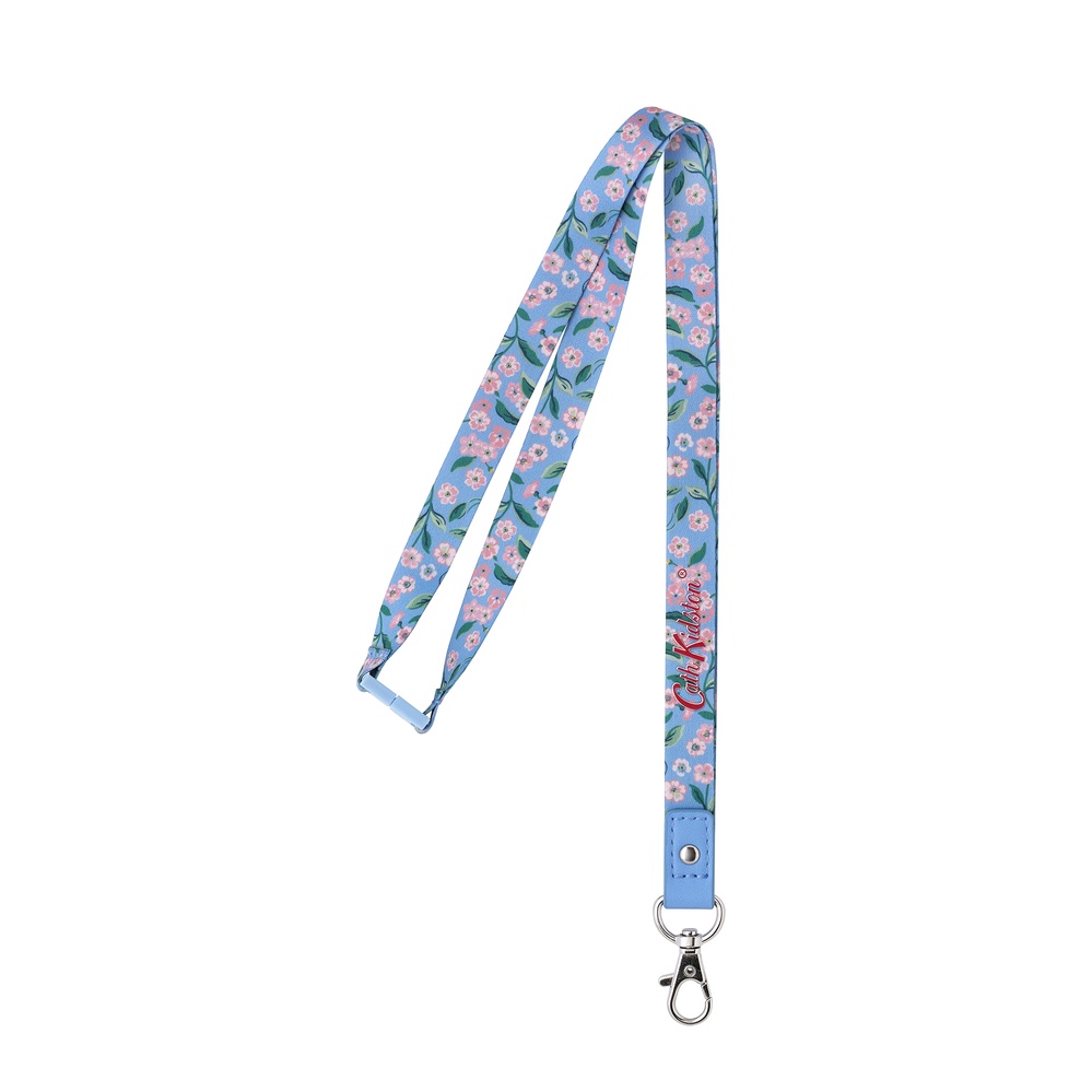 Cath Kidston - Dây đeo thẻ Lanyard Forget Me Not - 1010466 -  Mid Blue