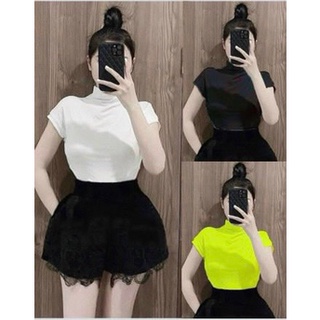 Áo thun cổ 3p tay hến chất thun đẹp