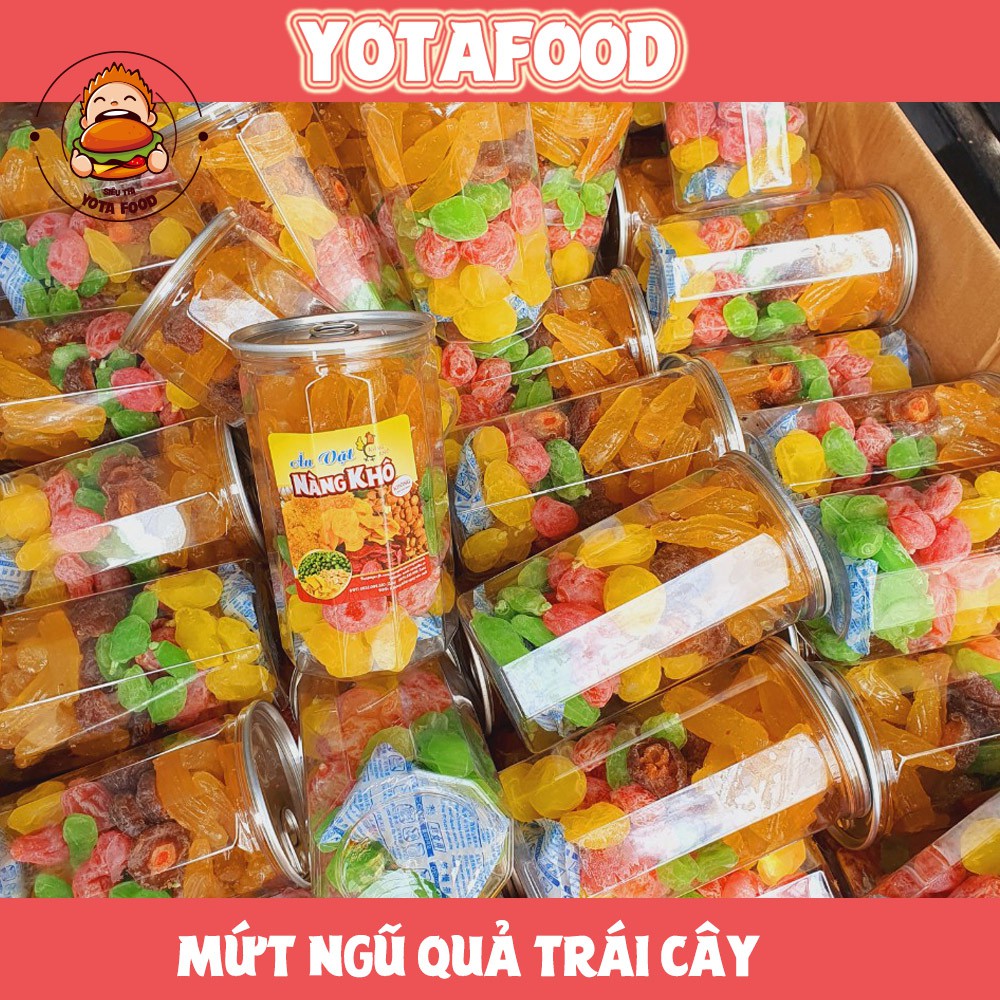 Mứt ngũ quả trái cây trưng bày ngày Tết  | Yotafood