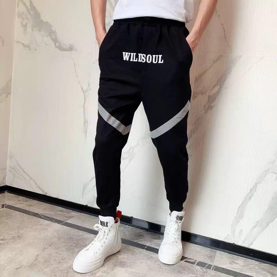 Quần Jogger Nam Kaki Phản Quang Phong Cách Hiphop Đường Phố Thể Thao Unisex Nam Nữ ANH DUY SHOP JGV07