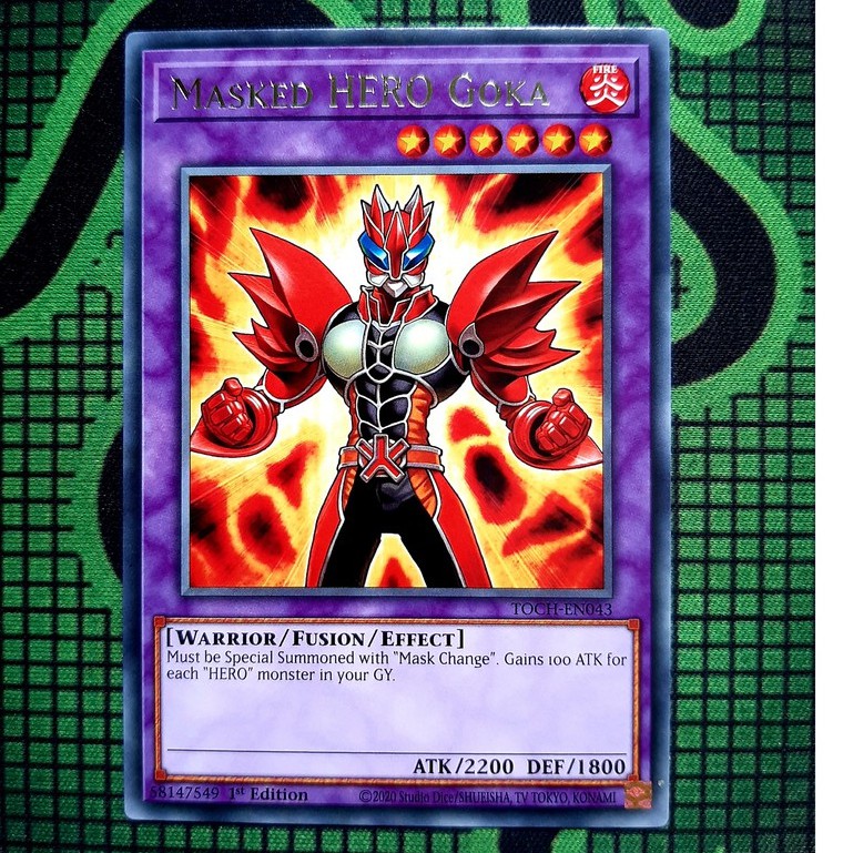 THẺ BÀI YUGIOH TOCH - Masked HERO Goka