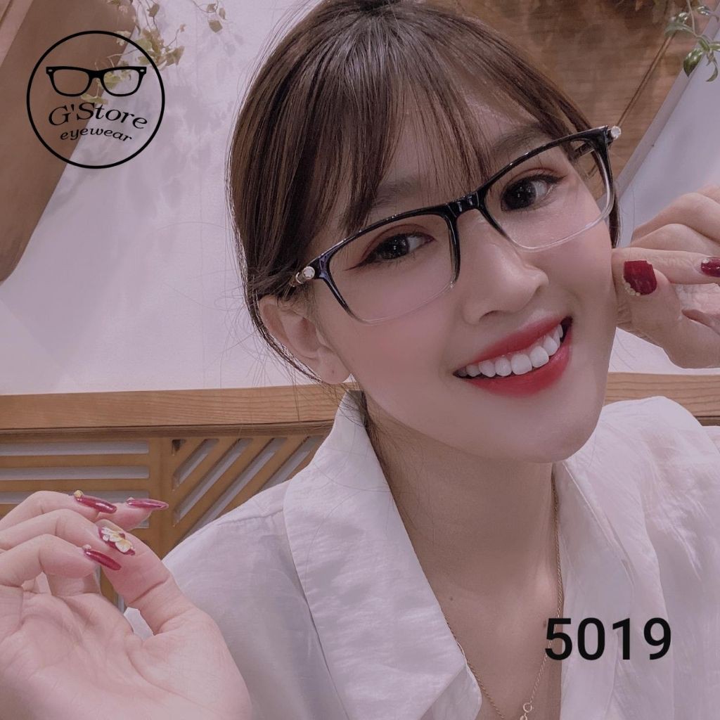 Kính Gọng Cận Mắt Vuông Độc Đáo 5019 Gstore