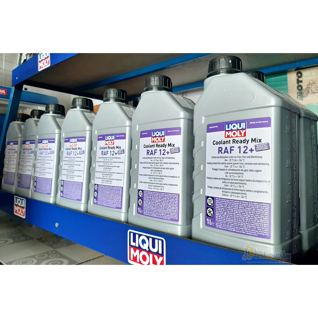 Nước làm mát động cơ xe loại màu Đỏ cao cấp Liqui Moly Coolant 6924 1000ml