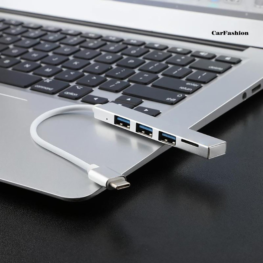 Bộ Chuyển Đổi Chs4 Trong 1 Usb 3.1 Type-C Sang Usb 3.0 Tf Cho Macbook Pro / Air