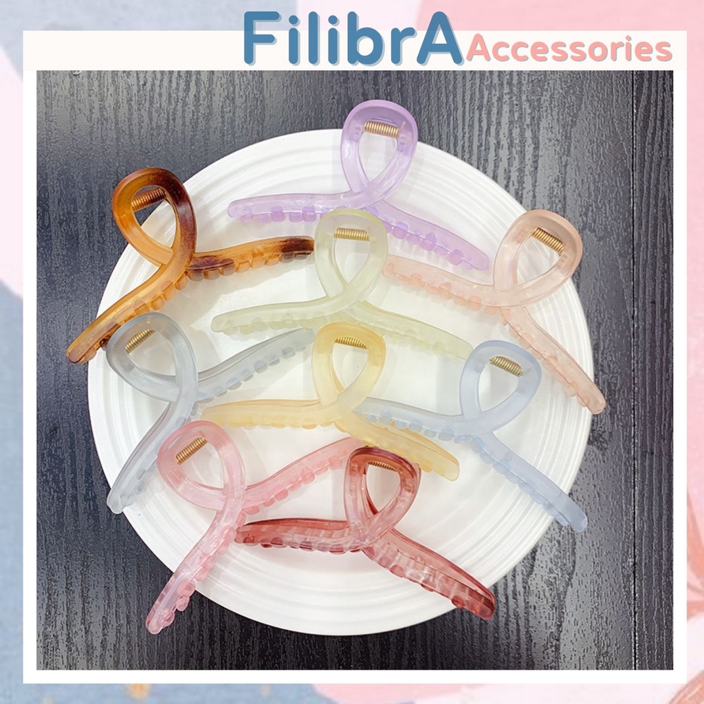 Kẹp nhựa thời trang phong cách Hàn Quốc, phụ kiện tóc nữ KT047 - Filibra